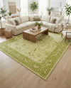 Horizon Collection Area Rug -  Apex (Light Green) Rectangle Light Green  lifestyle 8