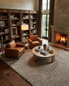 Wellington Luxe Shag Collection Area Rug - Kapiti Rectangle Taupe  lifestyle 38