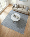 Urban Oasis Rugs Collection Area Rug -  Rooftop (Blue) Square Blue  lifestyle 27