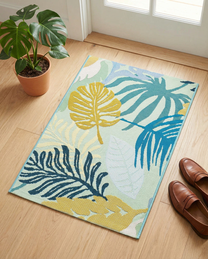 Seaside Blooms Collection Area Rug -  Sunkiss Rectangle Multi  lifestyle 20