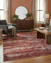 Sahara Essence Collection Area Rug - Oasis (Rust Red) Rectangle Rust Red  lifestyle 18