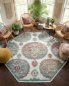 Arcadia Rugs Collection Area Rug -  Atlantis (Cream) Octagon Cream  lifestyle 44