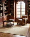 Berkshire Estate Collection Area Rug - Windsor (Oat Beige) Rectangle Oat Beige  lifestyle 6