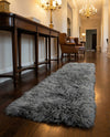Lambskin Haven Collection Area Rug - Fleeceville Runner Gray  lifestyle 43