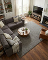 Plush Oasis Collection Area Rug - Serenity (Cloud Gray) Rectangle Cloud Gray  lifestyle 29