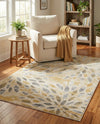 Savannah Elegance Collection Area Rug -  Riverfront Rectangle Yellow  lifestyle 45