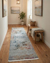 Caribbean Breeze Collection Area Rug -  Yucatan Runner Multi  lifestyle 22