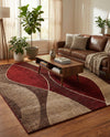 Autumn Meadow Collection Area Rug -  Emberglow Rectangle Multi  lifestyle 11