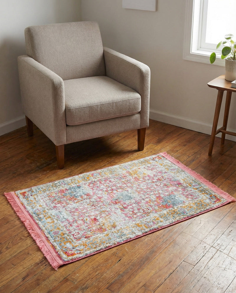 Arcadia Rugs Collection Area Rug -  Olympus Rectangle Pink  lifestyle 13