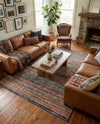 Jewel Oasis Collection Area Rug - Sapphire (Multi) Rectangle Multi  lifestyle 30