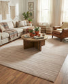 Soho Elegance Collection Area Rug - Chelsea (Light Brown) Rectangle Light Brown  lifestyle 13