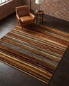 Bistro Lounge Collection Area Rug -  Americano Square Beige  lifestyle 51