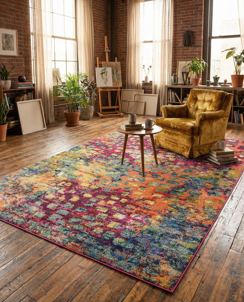 Sevilla Splendor Collection Area Rug - Alcazar Rectangle Multi  lifestyle 29