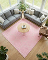 Trellis Mosaic Collection Area Rug - Arborville (Light Pink) Square Light Pink  lifestyle 51