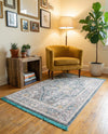 Caribbean Breeze Collection Area Rug -  Andros Rectangle Gray  lifestyle 52