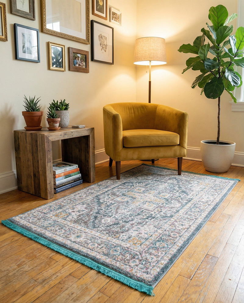 Caribbean Breeze Collection Area Rug -  Andros Rectangle Gray  lifestyle 52