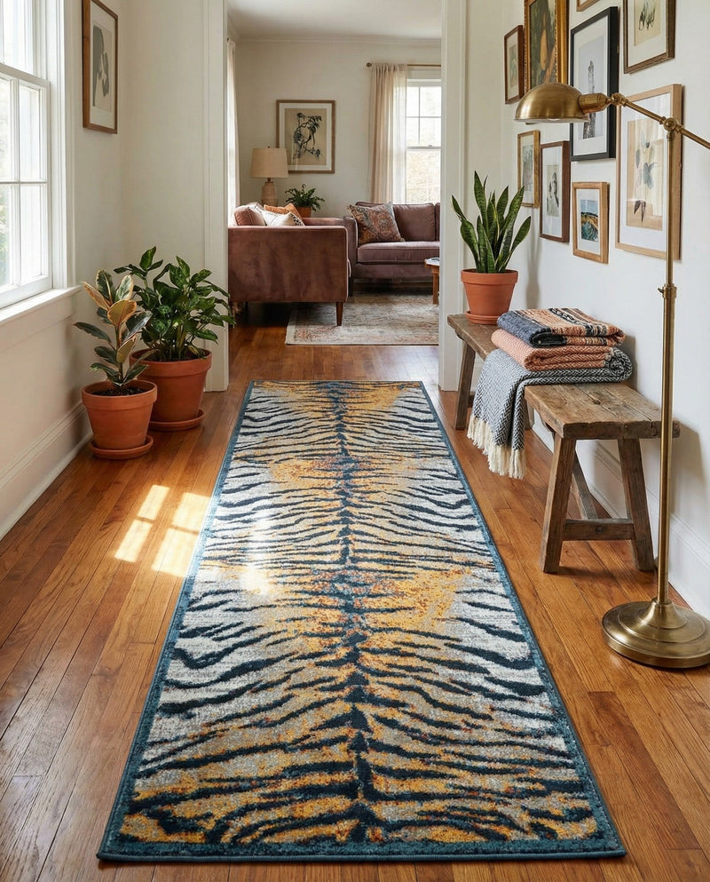 Aegean Elegance Washables Collection Area Rug -  Milos Runner Light Brown  lifestyle 68