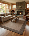 Studio Haven Collection Area Rug -  Conservatory (Light Brown) Rectangle Light Brown  lifestyle 25