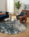 Dresden Elegance Collection Area Rug -  Seiffen Round Multi  lifestyle 46