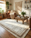 Coastal Haven Collection Area Rug -  Mariner Rectangle Ivory  lifestyle 8