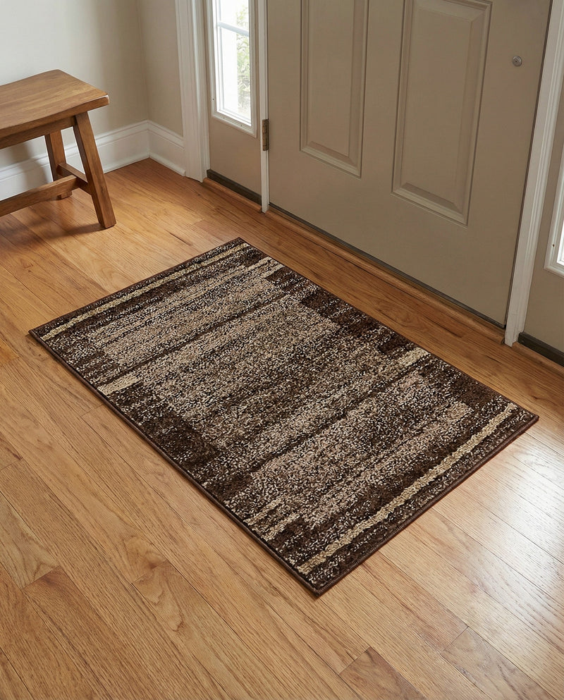 Autumn Meadow Collection Area Rug -  Nutmegwood Rectangle Brown  lifestyle 23