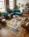 Brighton Terrace Collection Area Rug -  Portslade Rectangle Ivory  lifestyle 25