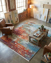 Arcadia Rugs Collection Area Rug -  Avalon Rectangle Multi  lifestyle 15
