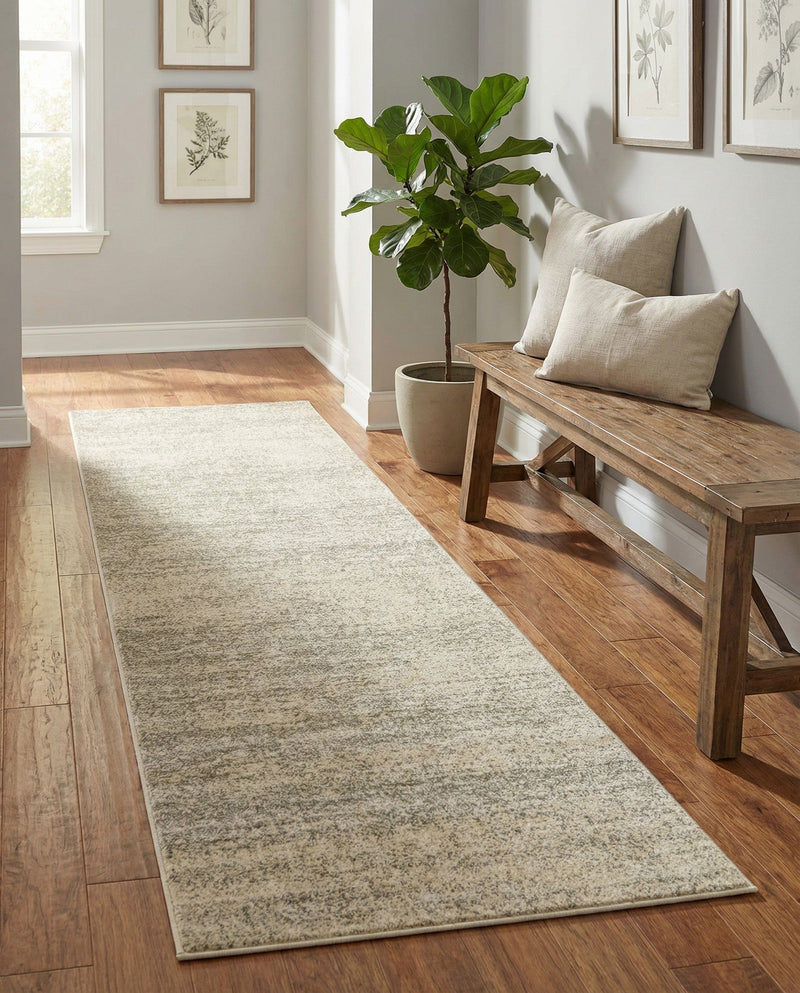 Studio Haven Collection Area Rug -  Gallery (Bone Beige) Runner Bone Beige  lifestyle 92