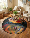 Seaside Haven Rugs Collection Area Rug -  Harbor Round Multi  lifestyle 67