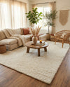 Plush Oasis Collection Area Rug - Serenity (Snow White) Rectangle Snow White  lifestyle 24