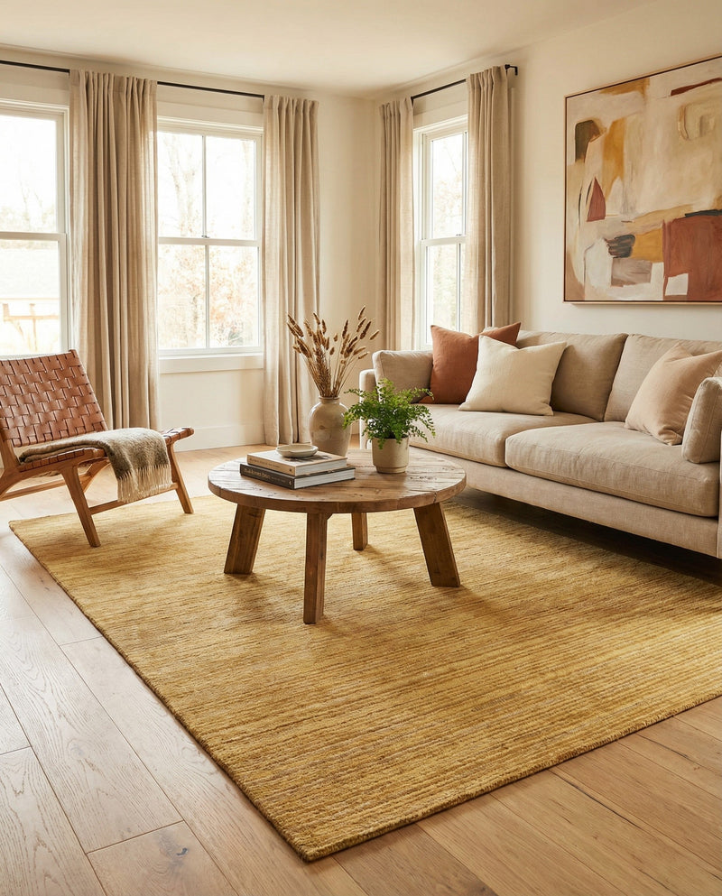 Bloomsbury Elegance Collection Area Rug -  Kensington (Yellow) Rectangle Yellow  lifestyle 18