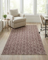 Geo Garden Lattice Collection Area Rug -  Casablanca Rectangle Dusty Rose  lifestyle 31