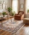 Eden Oasis Collection Area Rug -  Refuge (Cream) Rectangle Cream  lifestyle 19