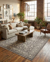Rustic Charm Revival Collection Area Rug - Farmstead Rectangle Light Gray  lifestyle 43