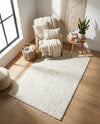 Plush Oasis Collection Area Rug - Serenity (Snow White) Rectangle Snow White  lifestyle 26