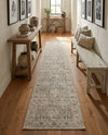 Seville Stripes Collection Area Rug -  Granada (Gray) Runner Gray  lifestyle 68