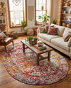 Georgetown Rugs Collection Area Rug - Dupont (Multi) Oval Multi  lifestyle 79