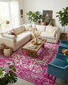 Georgetown Rugs Collection Area Rug - Dupont (Purple) Rectangle Purple  lifestyle 8