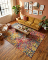 Colorburst Oasis Collection Area Rug -  Azura Rectangle Multi  lifestyle 26