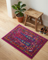 Caribbean Cove Collection Area Rug -  Tobago Rectangle Pink  lifestyle 30
