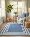 Lagoon Oasis Collection Area Rug -  Harbor Rectangle Blue  lifestyle 14