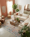 Caribbean Breeze Collection Area Rug -  Xcalak Rectangle Light Blue  lifestyle 38