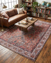 Heritage Elegance Collection Area Rug -  Uffizi Rectangle Rust Red  lifestyle 5