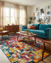 Venetian Elegance Collection Area Rug -  Sant'Erasmo Rectangle Multi  lifestyle 11