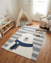 Wonder Tykes Collection Area Rug -  Dreamland Rectangle Gray  lifestyle 4