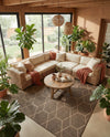 Sahara Sands Collection Area Rug -  Faiyum Rectangle Brown  lifestyle 18