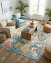 Sorrento Shores Collection Area Rug -  Massa Rectangle Beige  lifestyle 28
