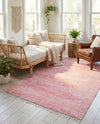 Thar Cotton Collection Area Rug - Jaisalmer (Rose) Rectangle Rose  lifestyle 19