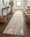 Cascade Range Collection Area Rug - Hood (Ivory) Runner Ivory  lifestyle 86