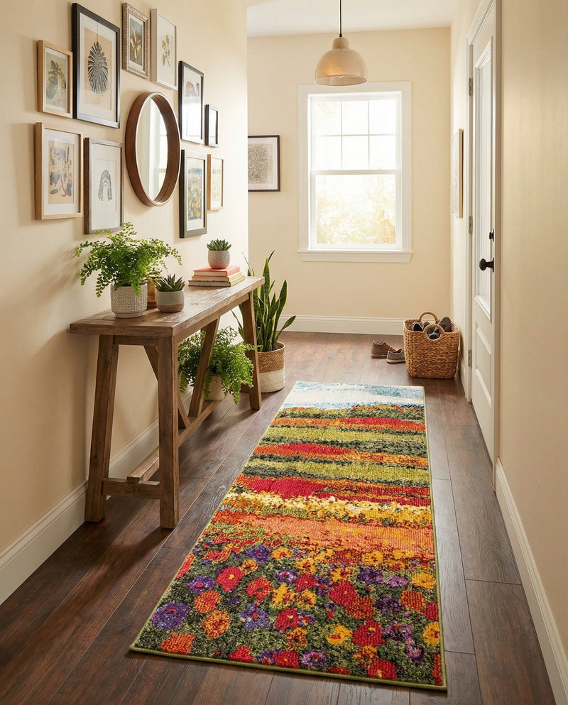 Marrakesh Elegance Collection Area Rug -  Taliouine Runner Multi  lifestyle 63